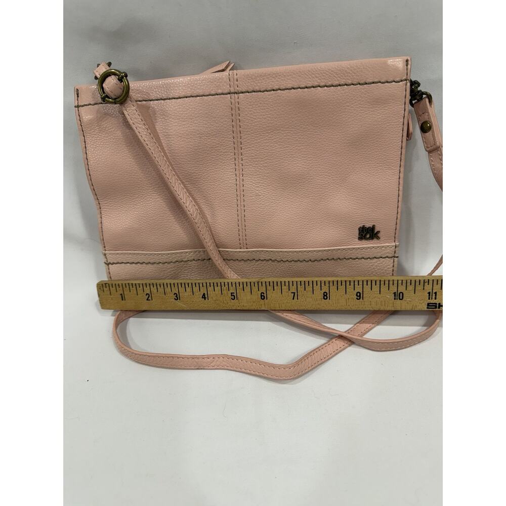 The Sak Iris Demi Crossbody Blush Pink Teal Liner - Picture 3 of 6